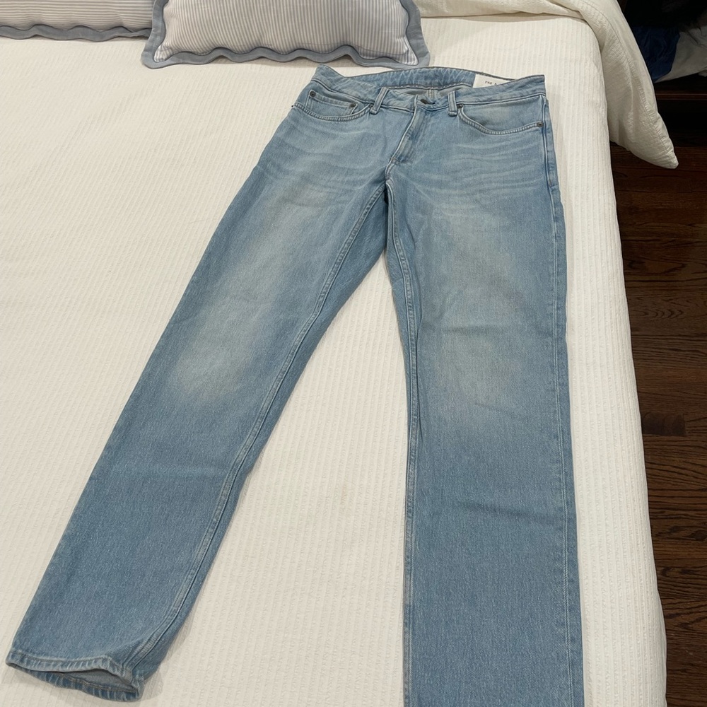 rag & bone Men's Slim Jeans in Light Blue